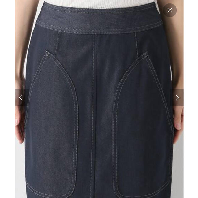 IENA(イエナ)のイエナ　デニムエコポリタイトスカート36 レディースのスカート(ロングスカート)の商品写真