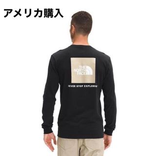 ザノースフェイス(THE NORTH FACE)のノースフェイス メンズ ボックス ロンT M(USサイズ）(Tシャツ/カットソー(七分/長袖))