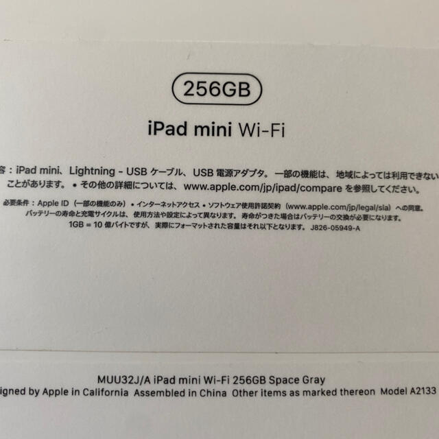 iPad mini 第5世代 WiFi 256GB スペースグレイ 6