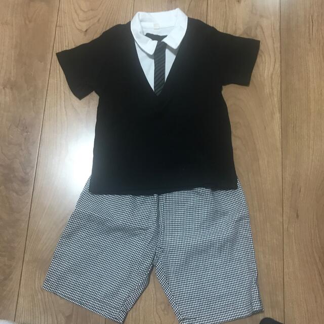 フォーマル　重ね着風 キッズ/ベビー/マタニティのキッズ服男の子用(90cm~)(ドレス/フォーマル)の商品写真