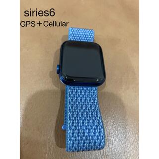 アップルウォッチ(Apple Watch)の【超美品Apple Watch6 GPS+Cellular 44mm   (腕時計(デジタル))
