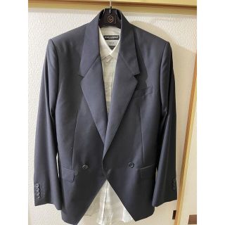 ドルチェアンドガッバーナ(DOLCE&GABBANA)のシャツとセット☆ size44☆良品☆ドルチェ＆ガッバーナ　黒(テーラードジャケット)