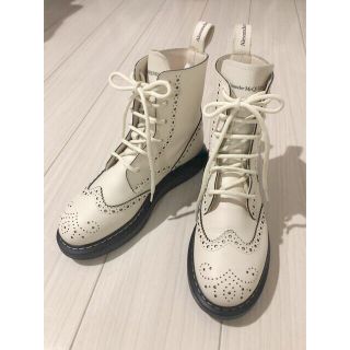 アレキサンダーマックイーン(Alexander McQueen)のALEXANDER MCQUEEN❤︎ハイブリッドブーツ(ブーツ)