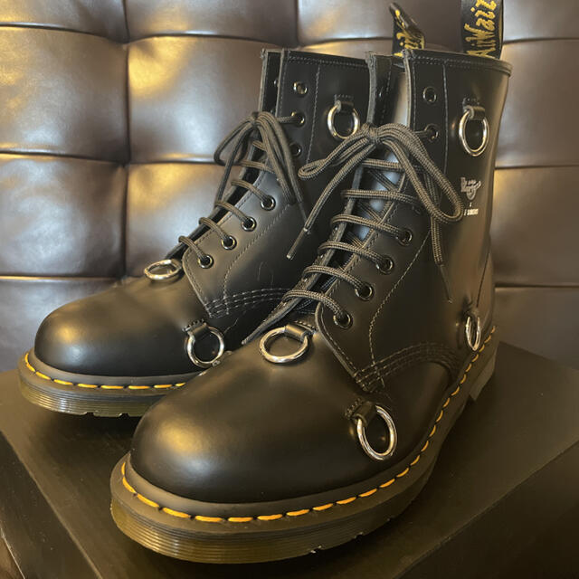 ブーツDr.Martens RAF SIMONS 1460 8ホール UK9 マーチン