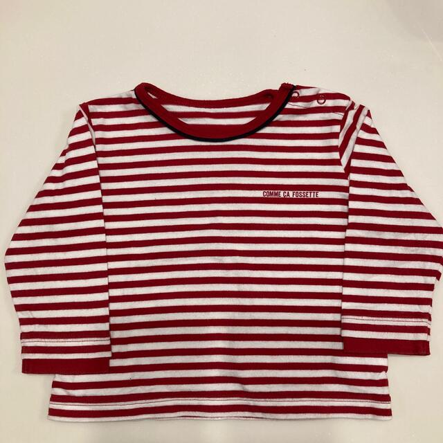 COMME CA ISM(コムサイズム)のコムサフォセット　ロングTシャツ　長袖　サイズ80 キッズ/ベビー/マタニティのベビー服(~85cm)(Ｔシャツ)の商品写真