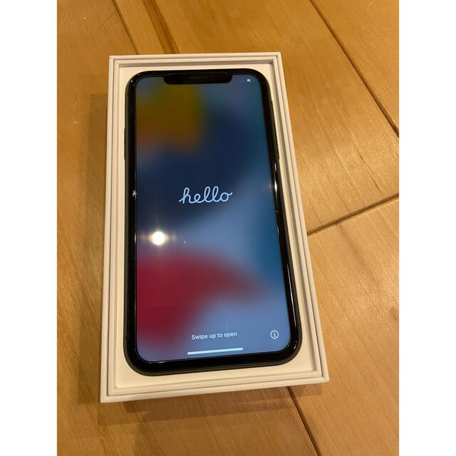 iPhone 11 ブラック 64 GB SIMフリー　MHDA3J/A