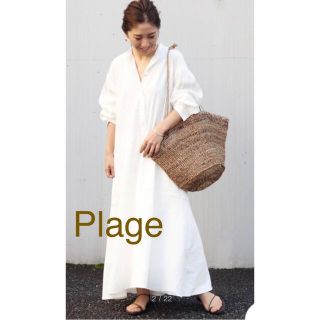 プラージュ(Plage)のPlage Flare Hem SH フレア ヘム シャツワンピース(ロングワンピース/マキシワンピース)