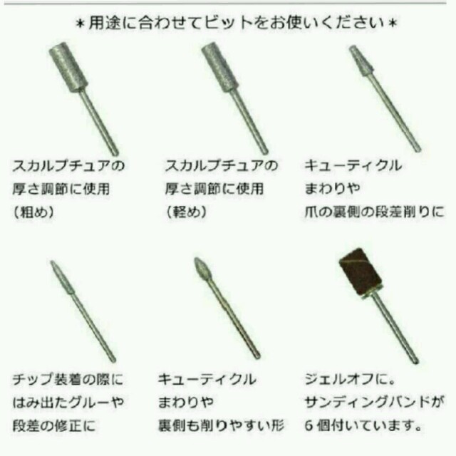 新品・激安☆ホワイト電動ネイルドリル◇ネイルマシーン◇ネイルマシン