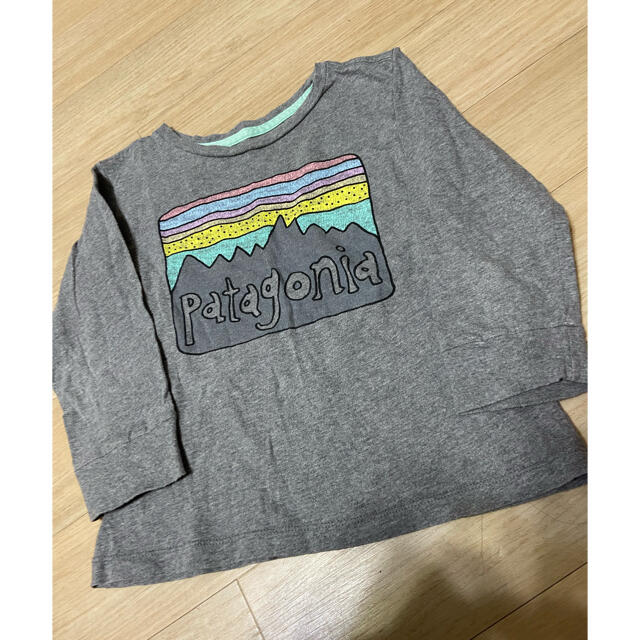 patagonia(パタゴニア)のパタゴニア　ロンT 長袖　2T  patagonia ベビー　キッズ　子供　 キッズ/ベビー/マタニティのキッズ服男の子用(90cm~)(Tシャツ/カットソー)の商品写真