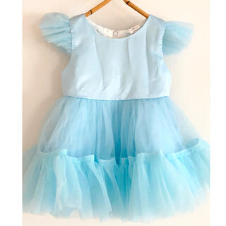 【新品未使用】ベビードレス　赤ちゃんドレス　ハロウィン　80サイズ　シンデレラ(ドレス/フォーマル)