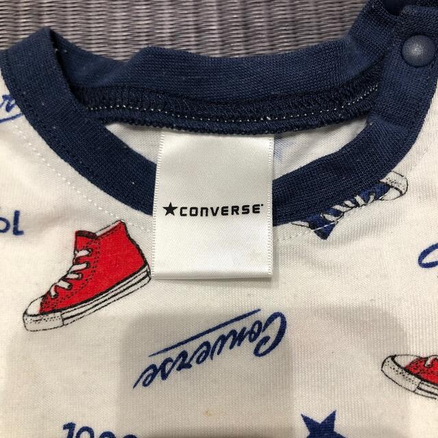 CONVERSE(コンバース)のCONVERSE ロンパース　半袖　80cm キッズ/ベビー/マタニティのベビー服(~85cm)(ロンパース)の商品写真