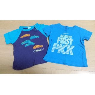 ハッカベビー(hakka baby)の☆美品☆半袖Tシャツ ハッカベビー ナイキ 80(Ｔシャツ)