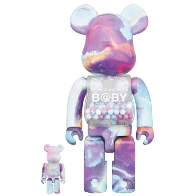 MY FIRST BE@RBRICK B@BY MARBLE 100％ 400%のサムネイル