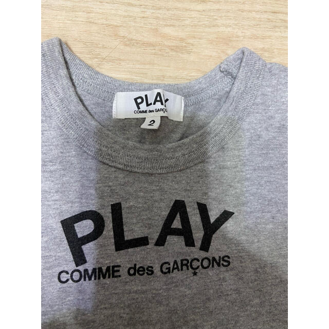 COMME des GARCONS(コムデギャルソン)のコムデギャルソン　Tシャツ　サイズ2 ギャルソン　 キッズ/ベビー/マタニティのキッズ服男の子用(90cm~)(Tシャツ/カットソー)の商品写真