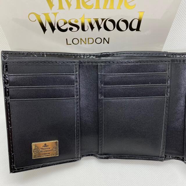 Vivienne Westwood - 【半額セール】 本物 三つ折り財布 ブラック 
