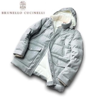 ブルネロクチネリ(BRUNELLO CUCINELLI)のF62★未使用★極上カシミヤブレンドダウンジャケット ブルネロクチネリ(ダウンジャケット)