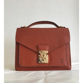 ルイヴィトン(LOUIS VUITTON)の正規品 ルイヴィトン エピ ハンドバッグ モンソー(セカンドバッグ/クラッチバッグ)