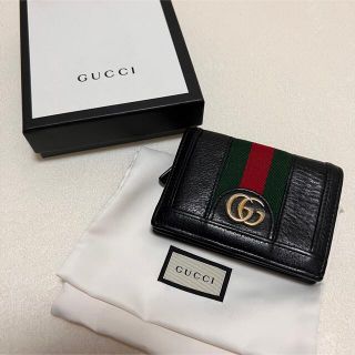 グッチ(Gucci)の【中古】☆超特価☆GUCCI 二つ折りカードケース (折り財布)