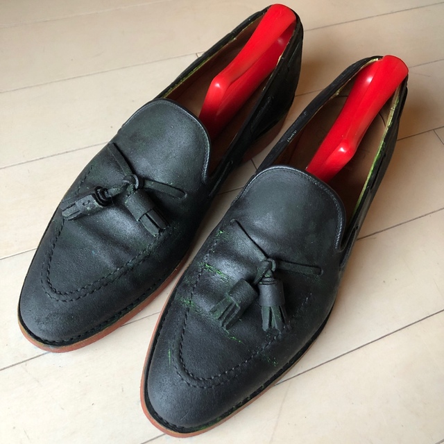 "CROCKETT & JONES" タッセルローファー 5 1/2 E