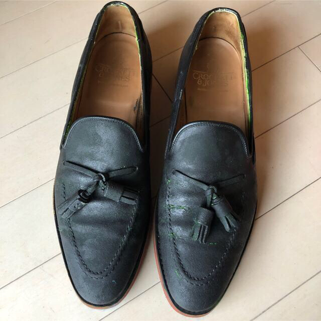 "CROCKETT & JONES" タッセルローファー 5 1/2 E