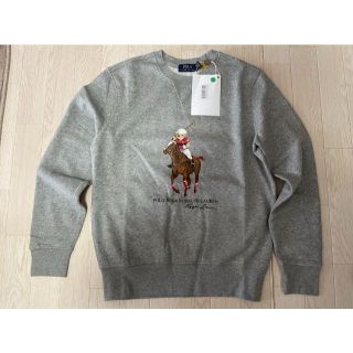 ポロラルフローレン(POLO RALPH LAUREN)のラルフローレン ポロベア ポニー クルーネック スウェット Sサイズ グレー(スウェット)