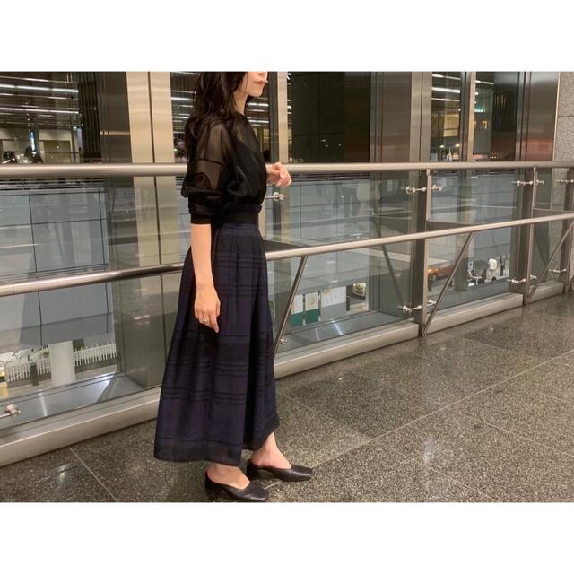 新品未使用♡BLENHEIM チェック柄ラップスカート♡ブラック