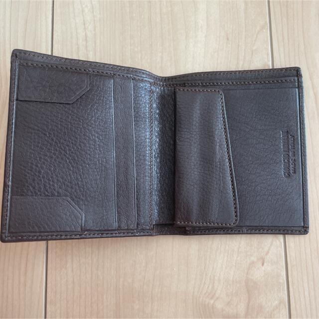 Giorgio Armani(ジョルジオアルマーニ)の【ジョルジオアルマーニ】二つ折り　財布　ブラウン メンズのファッション小物(折り財布)の商品写真