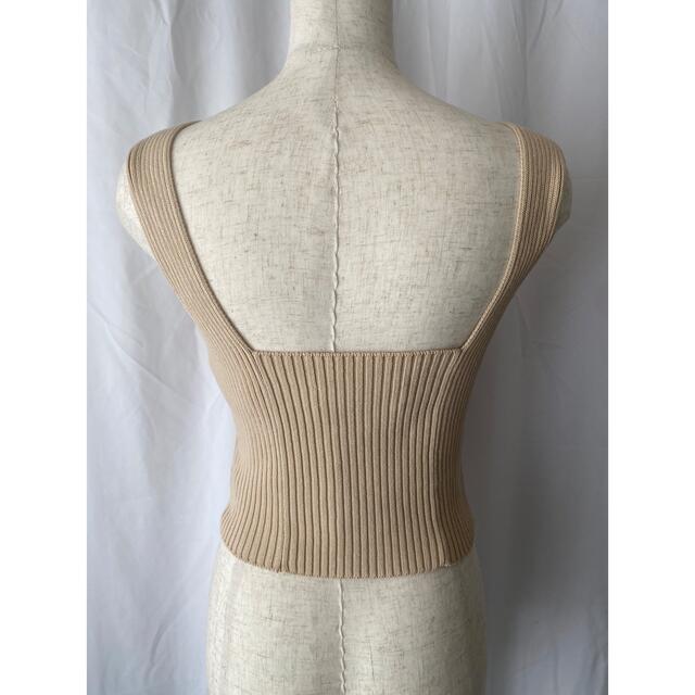 TOGA PULLA リブニットタンクトップ ビスチェ ベルト ◼︎375