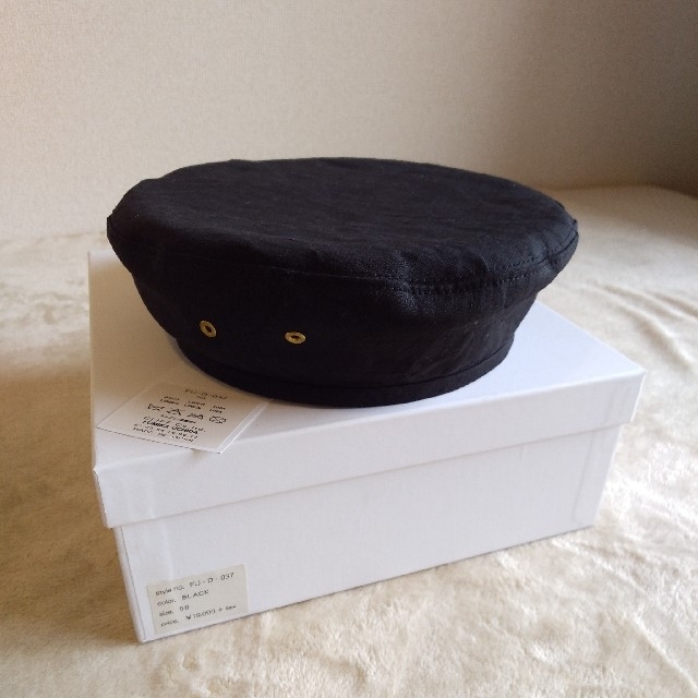 jonnlynx(ジョンリンクス)の【新品未使用】FUMIKA UCHIDA beret 56 BLK レディースの帽子(ハンチング/ベレー帽)の商品写真