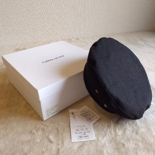 ジョンリンクス(jonnlynx)の【新品未使用】FUMIKA UCHIDA beret 56 BLK(ハンチング/ベレー帽)