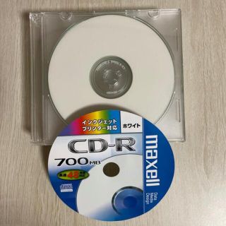 マクセル(maxell)のmaxell CD-R  700MB   8枚ケース入り(PC周辺機器)