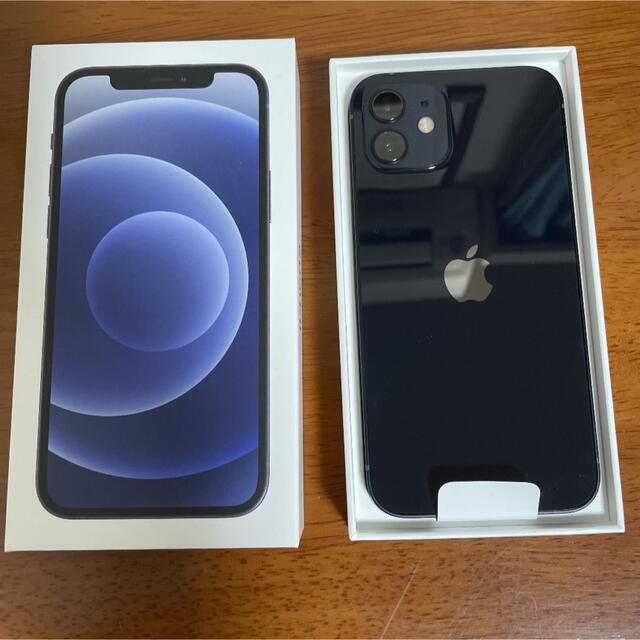 最新の激安 - Apple 【未使用】iPhone12 SIMフリー ブラック 64GB 本体 スマートフォン本体