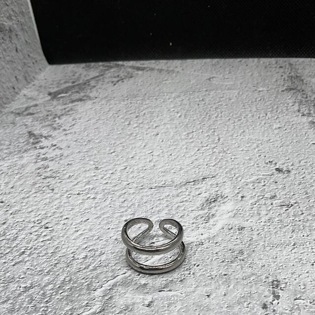 R030 silver hoop ring S925coating &PI030 メンズのアクセサリー(リング(指輪))の商品写真