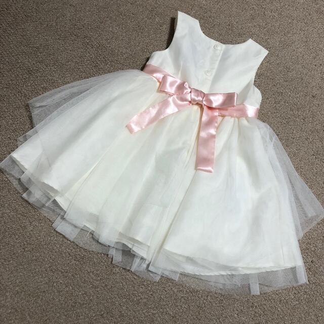 美品　ベビードレス　90cm キッズ/ベビー/マタニティのキッズ服女の子用(90cm~)(ドレス/フォーマル)の商品写真