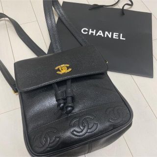 シャネル(CHANEL)の専用★CHANEL★トリプルココリュック★シャネルキャビアスキン(リュック/バックパック)