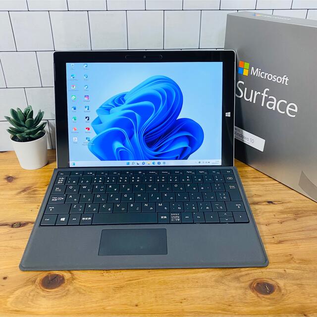 超美品】Surface3 Win11搭載付属品完備/SSD128GBオフィス付 - ノートPC