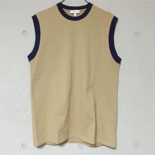 ハイク(HYKE)の【美品】ハイクHYKE ノースリーブビッグフィットTシャツバイカラー(Tシャツ(半袖/袖なし))