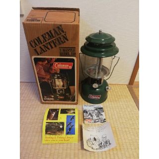 コールマン(Coleman)の奇跡のデッドストック1982年5月コールマンランタン model220K(ライト/ランタン)