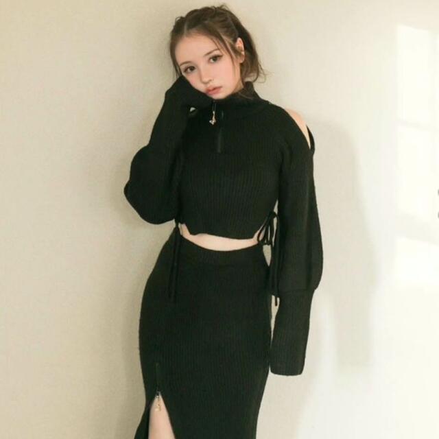 andmary ミッシィニットトップス\u0026スカート