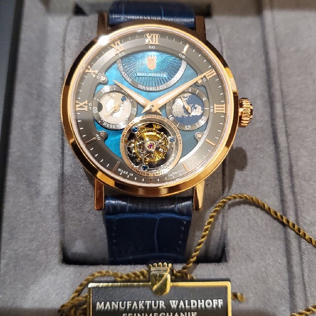 【現金特価】 - OMEGA 【値下・極美品】WALDHOFF トゥールビヨン ウルトラマティク 腕時計(アナログ)