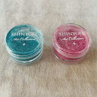 シャイニージェル(SHINY GEL)のSHINYGEL ラメ・グリッター 2色(ネイル用品)