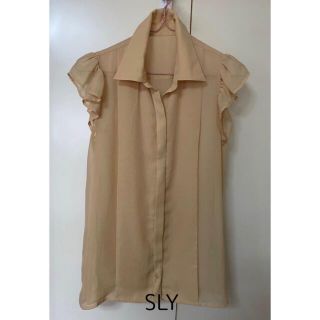 スライ(SLY)の新品同様☆スライ　SLY☆シースルー　ノースリーブ　ブラウス(シャツ/ブラウス(半袖/袖なし))