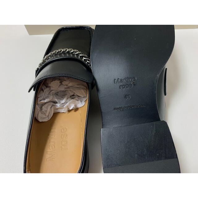 新品《 Martine Rose 》レザー ローファー ミュール 44 | www
