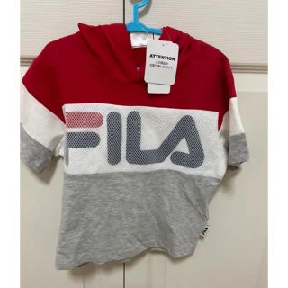 フィラ(FILA)の新品♡FILA フード付きTシャツ　110(Tシャツ/カットソー)