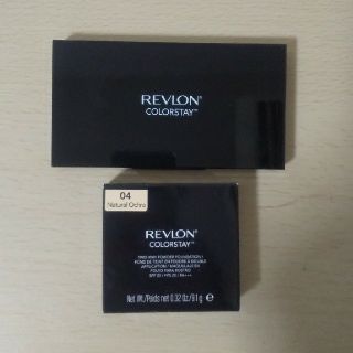 レブロン(REVLON)のレブロン カラーステイ パウダー ファンデーション 004＆ケースセット(ファンデーション)