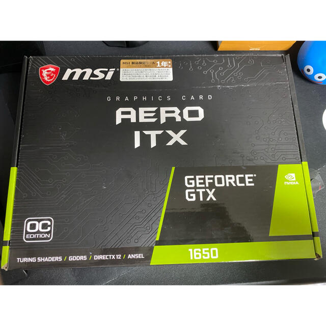 【オープニング大セール】 AERO 1650 GTX GeForce ITX OC 4G PCパーツ