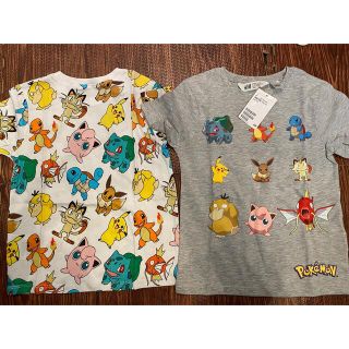 エイチアンドエム(H&M)のH&M ポケモンプリントTシャツ2枚セット　110(Tシャツ/カットソー)