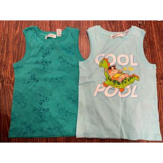 エイチアンドエム(H&M)のH&M パウパトロール　プリントタンクトップ　２枚(Tシャツ/カットソー)