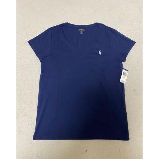 ラルフローレン(Ralph Lauren)の【専用】【新品未使用】ラルフローレン Vネック Tシャツ　ネイビー(Tシャツ(半袖/袖なし))