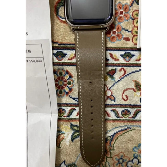 apple watch 7 hermes シンプルトゥール 45mm エトゥープ